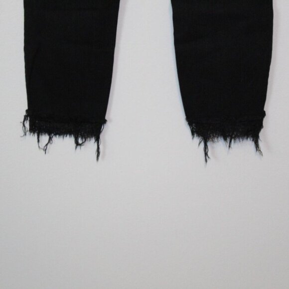 Torrid Ankle Skinny Lace Hem Jeans Black Women's Plus Size 16 H13659 - Picture 6 of 8